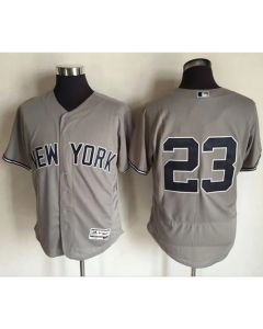 Yankees #23 Don Mattingly Grey Flexbase Authentic Collection Stitched MLB Jersey