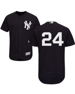 Yankees #24 Gary Sanchez Navy Blue Flexbase Authentic Collection Stitched MLB Jersey