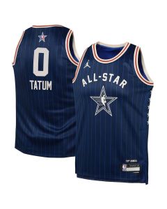 Youth #0 Jayson Tatum Navy 2024 NBA All-Star Game Swingman Jersey (Navy)