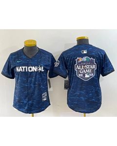 Youth 2023 All-star Royal Big Logo Stitched Baseball Jersey