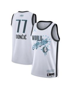 Youth 2026 NBA All-Star #77 Luka Doncic White Game Swingman Jersey