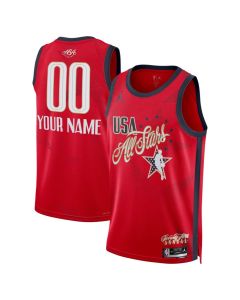 Youth 2026 NBA All-Star Red Game Swingman Custom Jersey (Red)