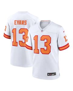 Youth '76 Tampa Bay Buccaneers #13 Mike Evans White Player Game Jersey (White)