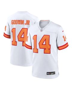 Youth '76 Tampa Bay Buccaneers #14 Chris Godwin White Player Game Jersey (White)