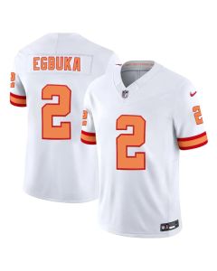 Youth '76 Tampa Bay Buccaneers #2 Emeka Egbuka White F.U.S.E. Vapor Limited Stitched Jersey