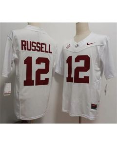 Youth Alabama Crimson Tide #12 Keelon Russell White 2026 Vapor F.U.S.E. Limited Jersey (White Crimson)
