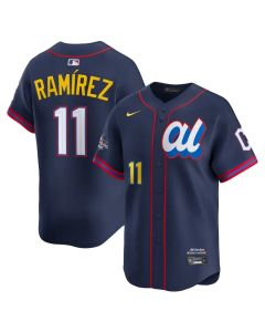 Youth American League #11 Jose Ramirez Navy 2025 All-Star Edition Limited Player Jersey