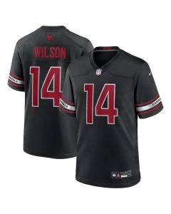 Youth Arizona Cardinals #14 Michael Wilson Nike Black Game Jersey (Black)