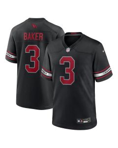 Youth Arizona Cardinals #3 Budda Baker Black Game Jersey