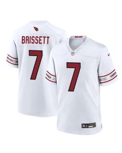 Youth Arizona Cardinals #7 Jacoby Brissett Nike White Game Jersey