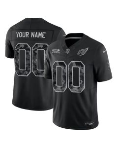 Youth Arizona Cardinals Nike Black 2026 Salute to Service Vapor F.U.S.E. Limited Custom Jersey