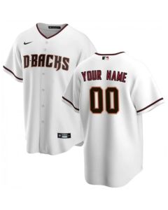 Youth Arizona Diamondbacks White Stitched Baseball Custom Jersey