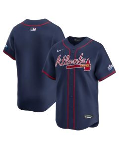 Youth Atlanta Braves Navy 2025 MLB Speedway Classic Alternate Limited Jersey (Navy)
