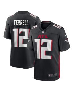 Youth Atlanta Falcons #12 Avieon Terrell Black 2026 NFL Draft Game Jersey (Black)