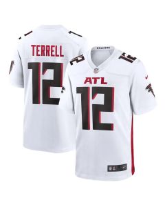 Youth Atlanta Falcons #12 Avieon Terrell White 2026 NFL Draft Game Jersey (White)