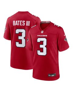 Youth Atlanta Falcons #3 Jessie Bates III Nike Red Game Jersey (Red)