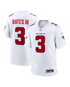 Youth Atlanta Falcons #3 Jessie Bates III Nike White Game Jersey (White)