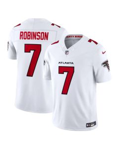 Youth Atlanta Falcons #7 Bijan Robinson Nike White Vapor F.U.S.E. Sewn Down Limited Jersey