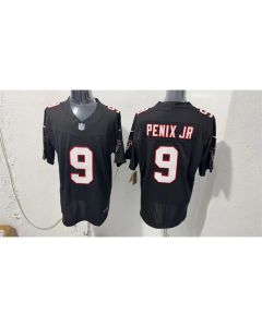 Youth Atlanta Falcons #9 Michael Penix Jr. Black Vapor F.U.S.E. Untouchable Limited Jersey (Black)