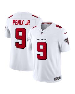 Youth Atlanta Falcons #9 Michael Penix Jr. Nike White Vapor F.U.S.E. Sewn Down Limited Jersey (White)