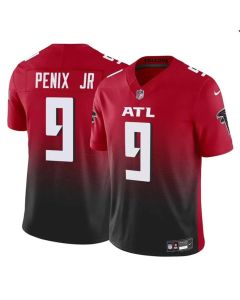 Youth Atlanta Falcons #9 Michael Penix Jr Red/Black 2024 Draft F.U.S.E Vapor Untouchable Limited Stitched Football Jersey