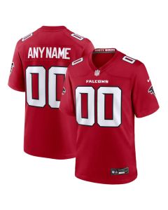 Youth Atlanta Falcons Nike Red Custom Game Jersey (Red)