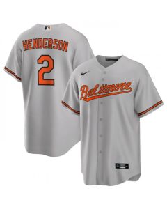 Youth Baltimore Orioles #2 Gunnar Henderson Grey Cool Base Stitched Jersey