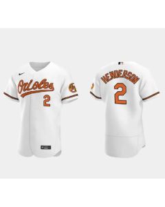 Youth Baltimore Orioles #2 Gunnar Henderson White Flex Base Stitched Baseball Jersey