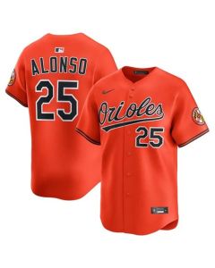 Youth Baltimore Orioles #25 Pete Alonso Nike Orange Alternate Replica Jersey