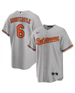 Youth Baltimore Orioles #6 Ryan Mountcastle Grey Cool Base Stitched Jersey