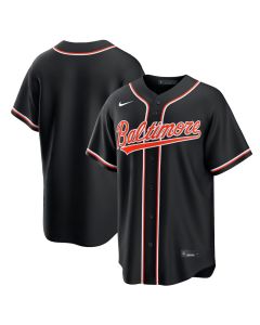 Youth Baltimore Orioles Nike Fashion Replica Black Out Jersey