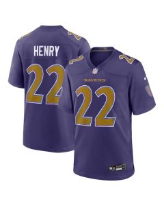 Youth Baltimore Ravens #22 Derrick Henry Purple Alternate Game Jersey