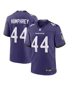 Youth Baltimore Ravens #44 Marlon Humphrey Purple Team Game Jersey