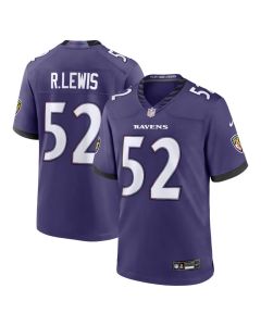 Youth Baltimore Ravens #52 Ray Lewis Nike Purple Team Retired Player Game Jersey (Purple)
