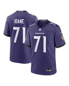 Youth Baltimore Ravens #71 Olaivavega Ioane Purple 2026 NFL Draft Game Jersey (Purple)