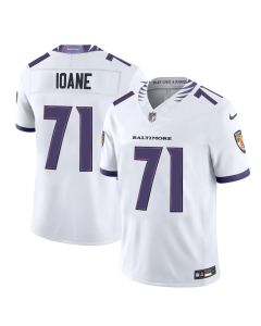 Youth Baltimore Ravens #71 Olaivavega Ioane White 2026 NFL Draft Vapor F.U.S.E. Limited Jersey