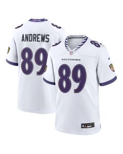 Youth Baltimore Ravens #89 Mark Andrews Nike White Game Jersey (White)