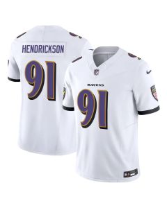 Youth Baltimore Ravens #91 Trey Hendrickson David White Vapor F.U.S.E. Limited Jersey