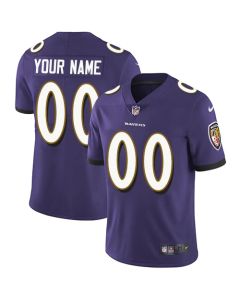 Youth Baltimore Ravens ACTIVE PLAYER Custom Purple Vapor Untouchable Limited Stitched Jersey
