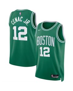 Youth Boston Celtics #12 Chris Cenac Jr. Kelly Green 2026 Draft Icon Edition Jersey