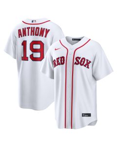 Youth Boston Red Sox #19 Roman Anthony Nike White Home Replica Jersey (Red White)