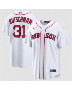 Youth Boston Red Sox #31 Adley Rutschman White Cool Base Baseball Jersey