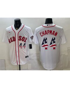 Youth Boston Red Sox #44 Aroldis Chapman White 2026 USA 250 Fourth of July Home Baseball Jersey
