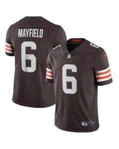 Youth Browns #6 Baker Mayfield Brown Stitched Limited Jersey