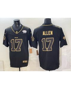 Youth Buffalo Bills #17 Josh Allen Black Vapor F.U.S.E. Limited Jersey (Style 10)