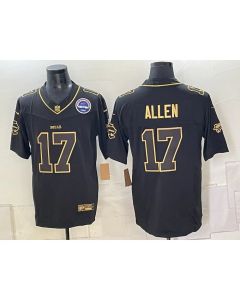 Youth Buffalo Bills #17 Josh Allen Black Vapor F.U.S.E. Limited Jersey (Style 11)