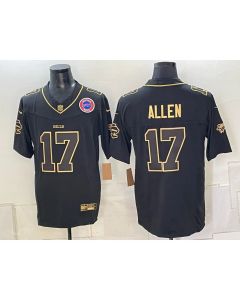 Youth Buffalo Bills #17 Josh Allen Black Vapor F.U.S.E. Limited Jersey (Style 7)