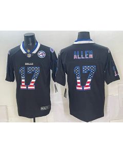 Youth Buffalo Bills #17 Josh Allen Black Vapor Limited Jersey (Style 15)