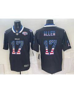 Youth Buffalo Bills #17 Josh Allen Black Vapor Limited Jersey (Style 16)
