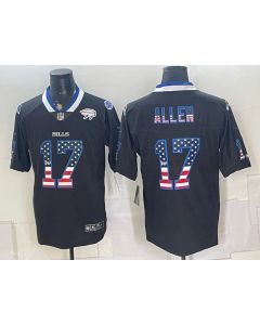 Youth Buffalo Bills #17 Josh Allen Black Vapor Limited Jersey (Style 18)